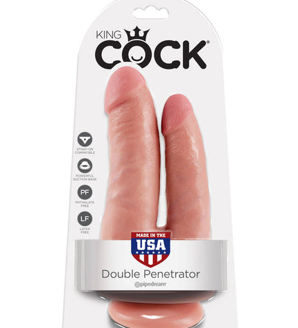KING COCK - DOUBLE PÉNÉTRATEUR CHAIR - Concombre Boutique