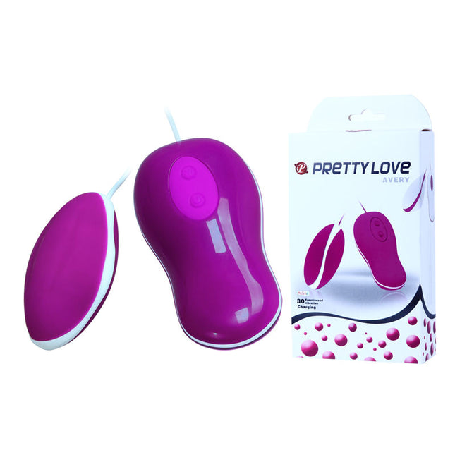 PRETTY LOVE - FLIRTATION OEUF VIBRANT AVEC TÉLÉCOMMANDE AVERY - Concombre Boutique