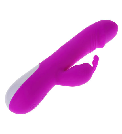 PRETTY LOVE - FLIRTATION VIBRATEUR ROBERT AVEC STIMULATEUR DE CLITORIS - Concombre Boutique