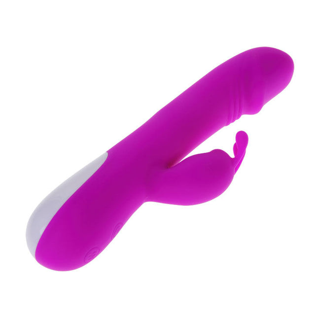 PRETTY LOVE - FLIRTATION VIBRATEUR ROBERT AVEC STIMULATEUR DE CLITORIS - Concombre Boutique