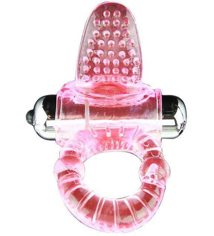 BAILE - ANNEAU PÉNIS VIBRATEUR ROSE SWEET ABS 10 RYTHMES