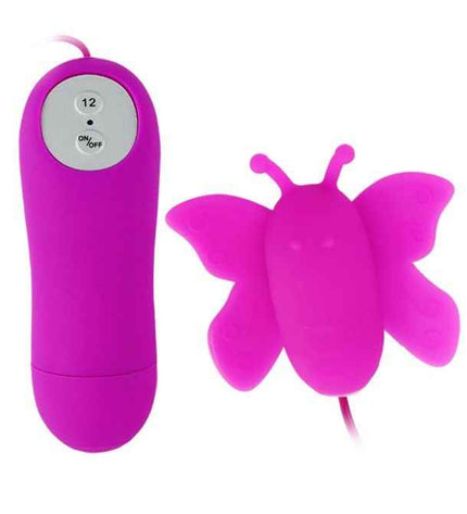 BAILE - LOVE EGGS STIMULATEUR DE CLITORIS PAPILLON 12 VITESSES TÉLÉCOMMANDE LILAS
