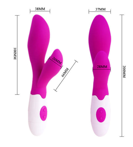 PRETTY LOVE - STIMULATEUR VIBRATEUR NEWMAN - Concombre Boutique