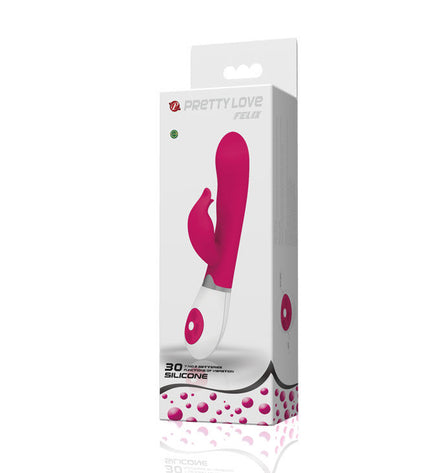 PRETTY LOVE - FLIRTATION VIBRATEUR AVEC STIMULATEUR FELIX - Concombre Boutique