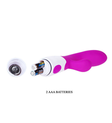 PRETTY LOVE - FLIRTATION VIBRATEUR ALVIS AVEC STIMULATEUR DE CLITORIS - Concombre Boutique