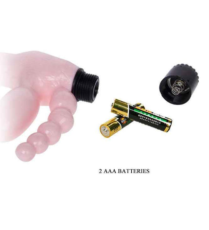 BAILE - HARNAIS SANS CORDE TPR AVEC VIBRATION ET STIMULATION ANAL 25.4 CM