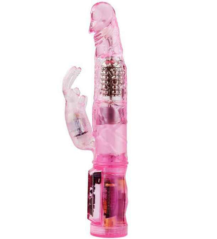 BAILE - MINI ROTATEUR LAPIN ROSE AVEC SUPERSTIMULATEUR