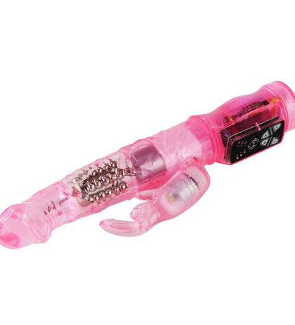 BAILE - MINI ROTATEUR LAPIN ROSE AVEC SUPERSTIMULATEUR