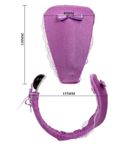 BAILE - STRING AVEC VIBRATEUR AVEC TÉLÉCOMMANDE LILAS