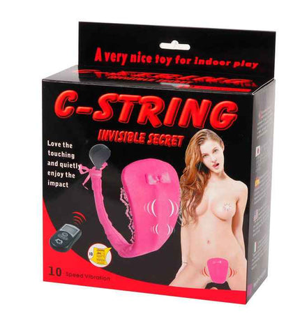 BAILE - STRING AVEC VIBRATEUR AVEC TÉLÉCOMMANDE LILAS