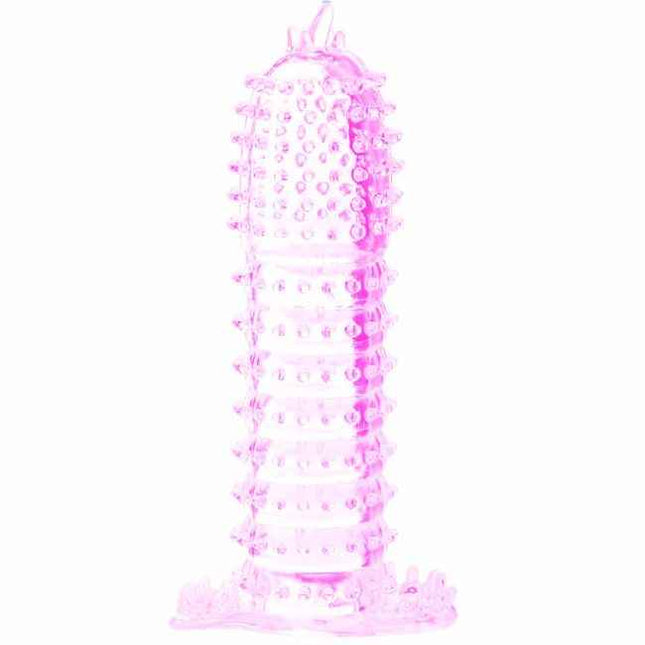 BAILE - GAINE PÉNIENNE  POINTS STIMULANTS ROSE 14 CM - Concombre Boutique