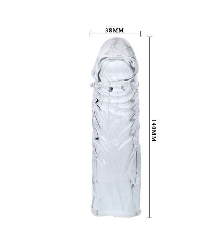 BAILE - HOUSSE LILAS POUR LE PÉNIS EN SILICONE ADAPTABLE 13 CM - Concombre Boutique