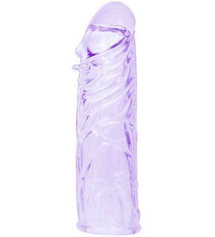 BAILE - HOUSSE LILAS POUR LE PÉNIS EN SILICONE ADAPTABLE 13 CM - Concombre Boutique