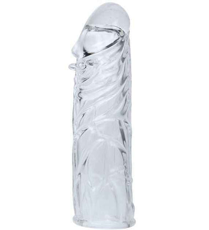 BAILE - COUVERCLE DE PÉNIS EN SILICONE TRANSPARENT 13 CM - Concombre Boutique