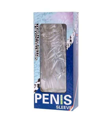 BAILE - COUVERCLE DE PÉNIS EN SILICONE TRANSPARENT 13 CM - Concombre Boutique