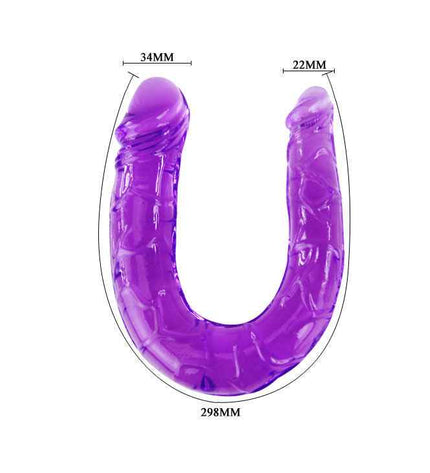 BAILE - DOUBLE GODE EN GELÉE FLEXIBLE LILAS