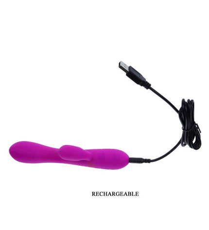 PRETTY LOVE - SMART VIBRATEUR VICTOR AVEC STIMULATEUR DE CLITORIS - Concombre Boutique