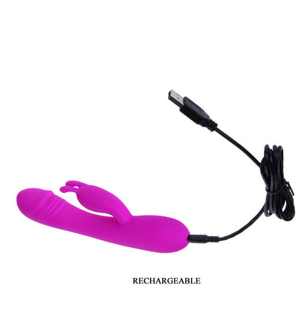 PRETTY LOVE - SMART VIBRATEUR AVEC LAPIN 30 MODES CHASSEUR - Concombre Boutique