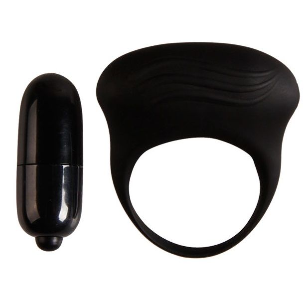 PRETTY LOVE - BERTRAM ANNEAU VIBRATEUR NOIR - Concombre Boutique