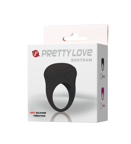 PRETTY LOVE - BERTRAM ANNEAU VIBRATEUR NOIR - Concombre Boutique