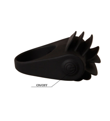 PRETTY LOVE - ANNEAU VIBRATEUR NOIR CHESTER - Concombre Boutique