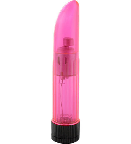 SEVEN CREATIONS - VIBRATEUR CRISTAL CLAIR DAME ROSE - Concombre Boutique