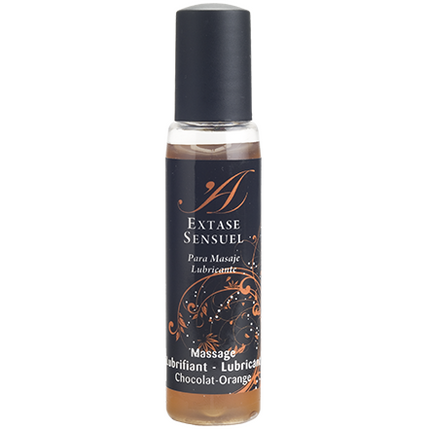 EXTASE SENSUAL - LUBRIFIANT DE VOYAGE CHOCOLAT & ORANGE 35 ML - Concombre Boutique