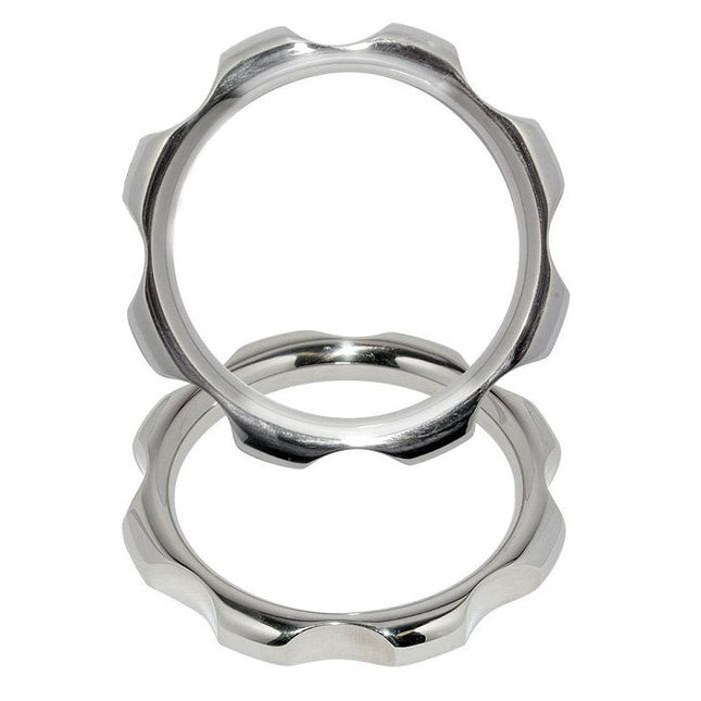 METAL HARD - ANNEAU DE TORQUE EN POUR PÉNIS ET TESTICULES 45MM by METAL HARD