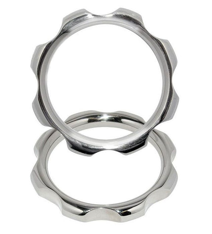 METAL HARD - ANNEAU DE TORQUE EN POUR PÉNIS ET TESTICULES 50MM by METAL HARD