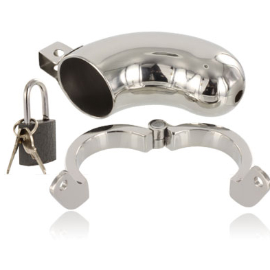 METAL HARD - ANNEAU DE CHASTETÉ EN BRIG - Concombre Boutique
