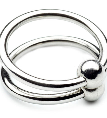 METAL HARD - ANNEAU DOUBLE GLAN 28MM - Concombre Boutique