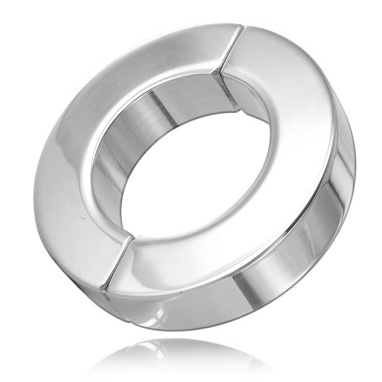 METAL HARD - ANNEAU TESTICULE EN ACIER INOXYDABLE 14MM - Concombre Boutique