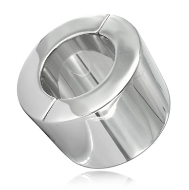 METAL HARD - ANNEAU TESTICULE EN ACIER INOXYDABLE 56MM - Concombre Boutique