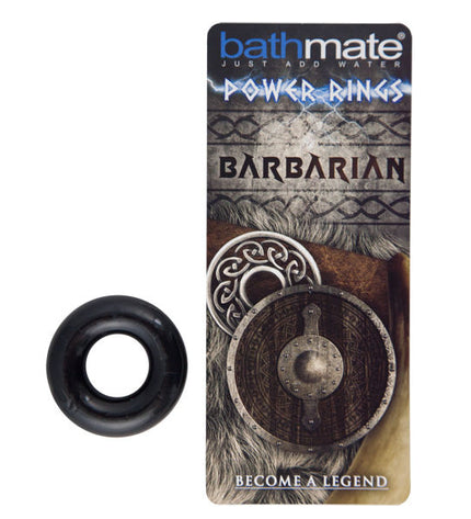 BATHMATE - ANNEAU DE PÉNIS NOIR BARBARE - Concombre Boutique