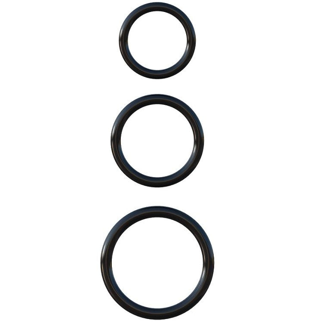 FANTASY C-RINGZ - SILICONE 3 ANNEAUX STAMINA SET - Concombre Boutique