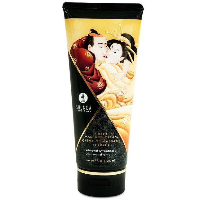 SHUNGA - CRÈME DE MASSAGE AUX AMANDES DOUCES 200 ML - Concombre Boutique