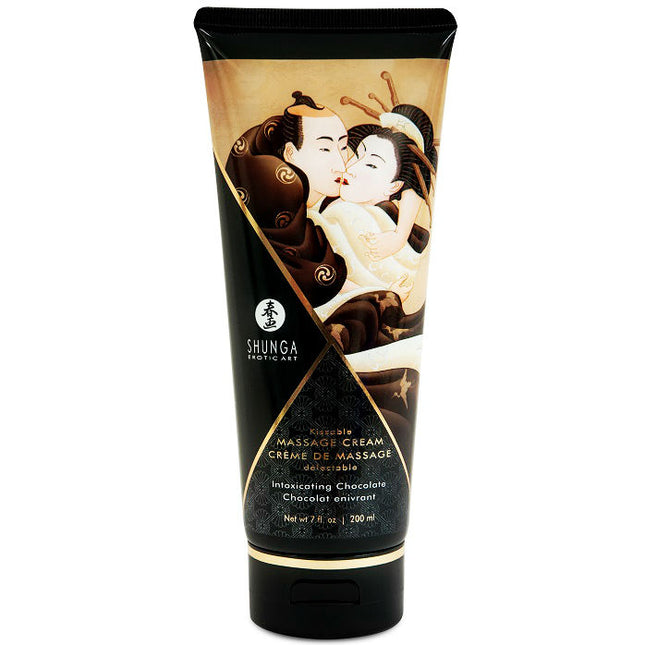 SHUNGA - CRÈME DE MASSAGE AU CHOCOLAT 200 ML - Concombre Boutique