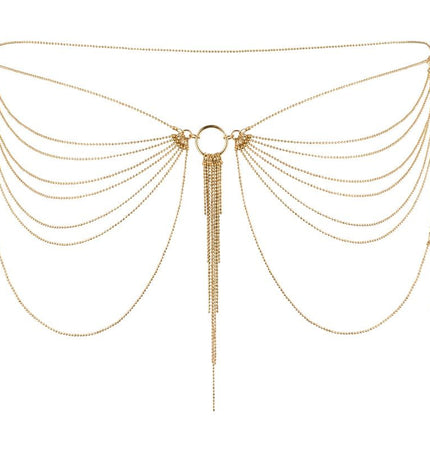 BIJOUX - MAGNIFIQUE BIJOU CHAÎNE MÉTAL POUR TAILLE DORÉE - Concombre Boutique