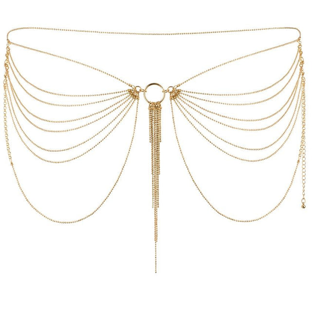 BIJOUX - MAGNIFIQUE BIJOU CHAÎNE MÉTAL POUR TAILLE DORÉE - Concombre Boutique