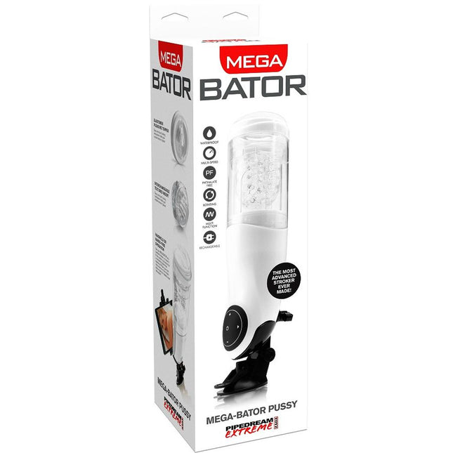 EXTREME TOYZ - PDX MEGA BATOR USB MASTURBATEUR MLE VAGIN BLANC - Concombre Boutique