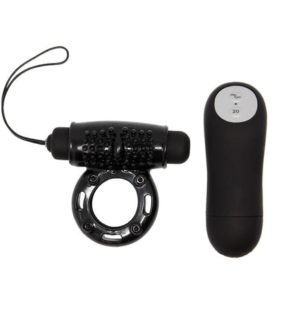 BAILE - ANNEAU DE TÉLÉCOMMANDE NOIR 20V - Concombre Boutique