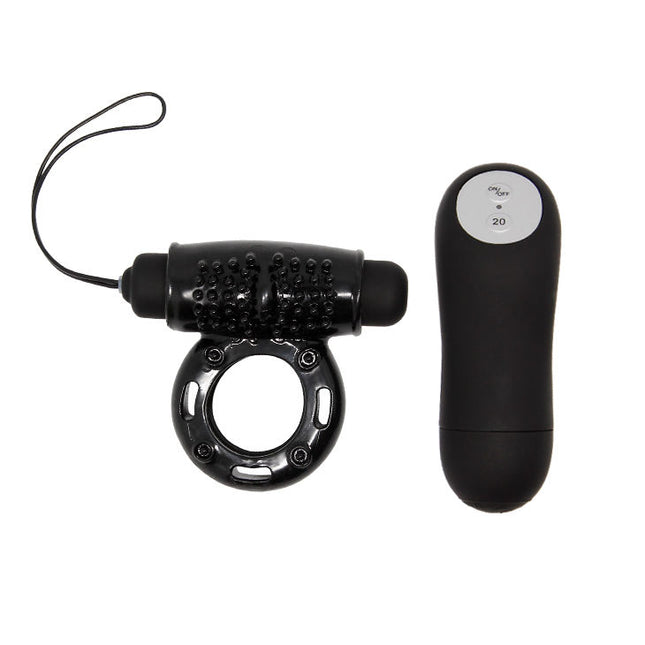 BAILE - ANNEAU DE TÉLÉCOMMANDE NOIR 20V - Concombre Boutique