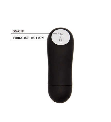 BAILE - ANNEAU DE TÉLÉCOMMANDE NOIR 20V - Concombre Boutique