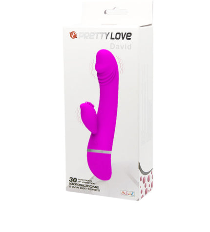 PRETTY LOVE - FLIRTATION VIBRATEUR AVEC LAPIN DAVID - Concombre Boutique