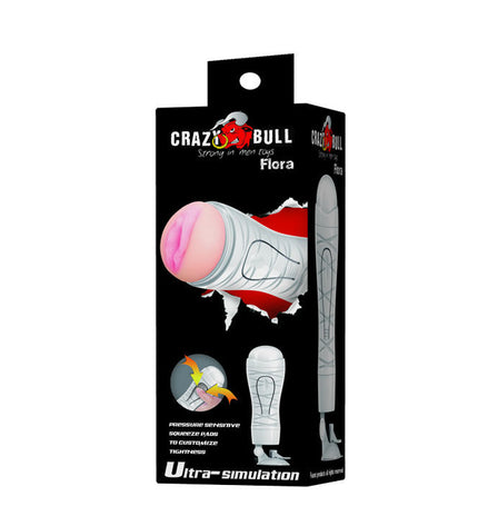 CRAZY BULL - FLORA VAGIN AVEC BASE MASTURBATEUR - Concombre Boutique
