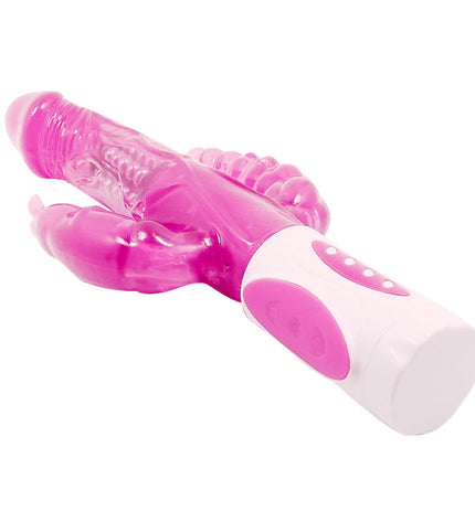 BAILE - PRETTY BUNNY TRIPLE VIBRATEUR ROTATEUR - Concombre Boutique