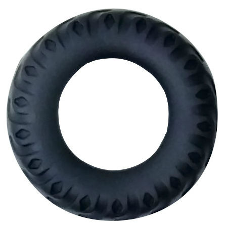 BAILE - COCKRING TITAN NOIR VERT 2 CM - Concombre Boutique