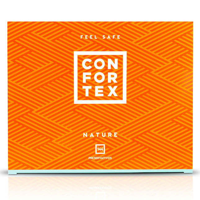 CONFORTEX - CONDOM NATURE BOX 144 UNITÉS - Concombre Boutique