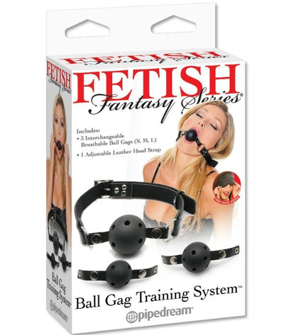 FETISH FANTASY SERIES - SYSTÈME DENTRAÎNEMENT BALL GAG - Concombre Boutique