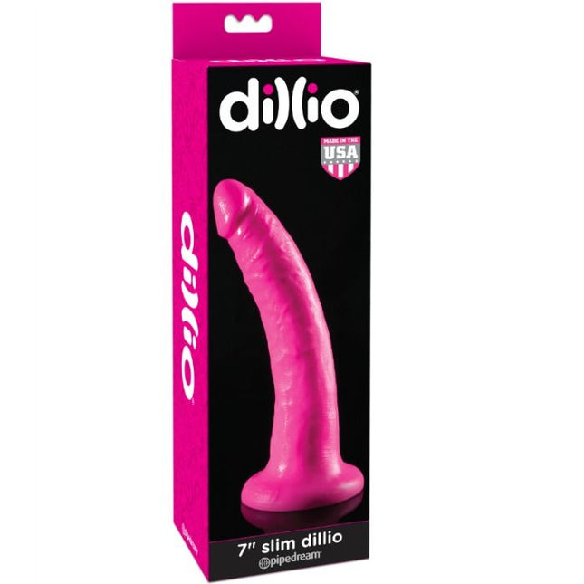 DILLIO - DILDO 17.8 CM - ROSE - Concombre Boutique
